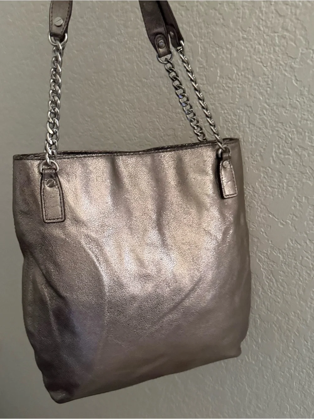 Michael Kors Handbag/Crossbody Bag~Silver